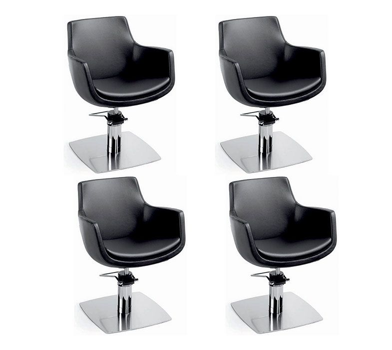 4 FAUTEUILS COIFFURE CORA