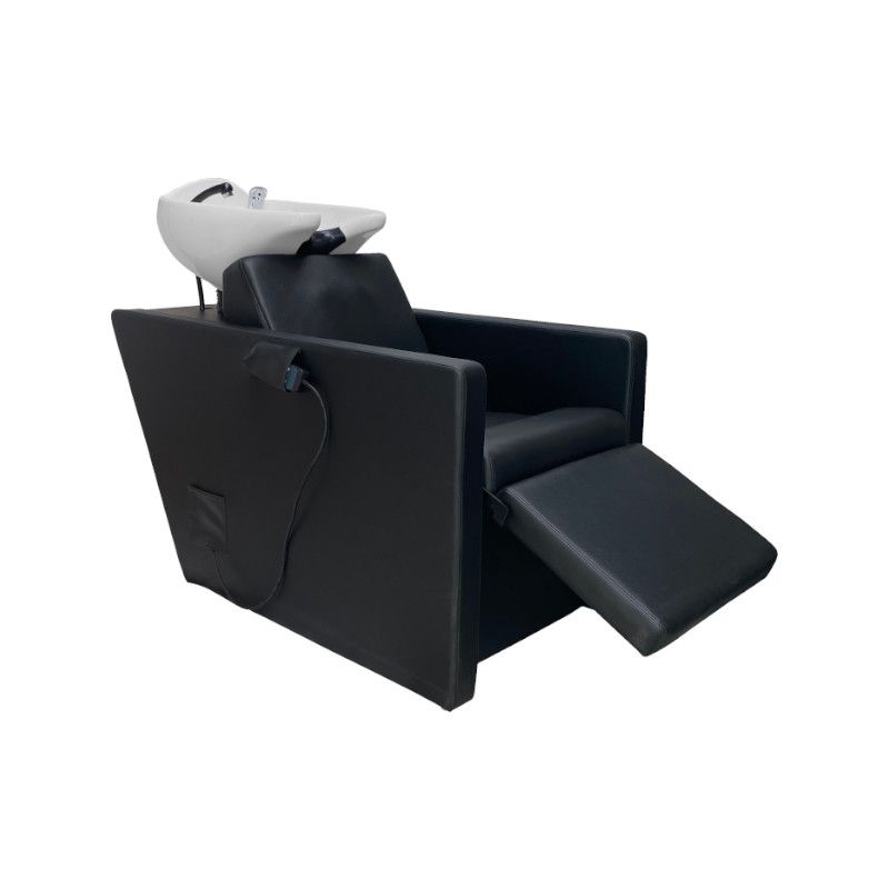 KASI compact and massaging black shampoo container with remote control