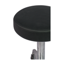 ESSENTIEL Tabouret Noir - Zoom sur l'assise noire - Mobilier coiffure - meuble coiffure - Malys Equipements