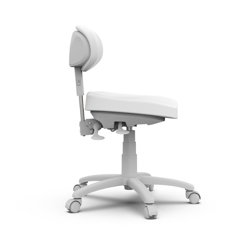 ROLLER Tabouret - Blanc