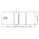 Table de massage et soins esthétiques CYX - schéma 2 - Malys Equipements
