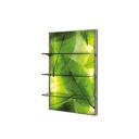POTION Présentoir haut avec LED et image - feuilles - Malys Équipements