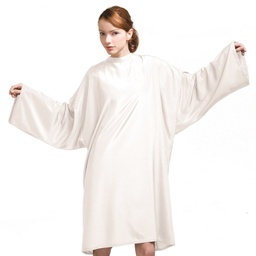 Accappatoio da parrucchiere ELF (Colore: Bianco)