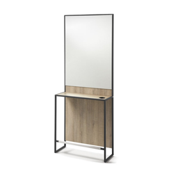 [TK-404009-L49] DAI Wandmontierter Schminktisch (Laminatfarben: PL49 - Eiche)