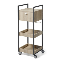 [TK-405006-L49] RIKU Unidad de almacenamiento con ruedas (Colores laminados: PL49 - roble)