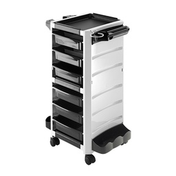 [AGV-451834] X-COLOURING Kleur- en opbergwagen (Wielen: Standaard, Kleur: wit)
