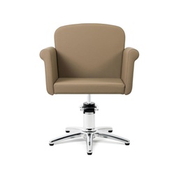 [TK-401018-B33] PICTA Kappersstoel (Coatingkleuren: B33 zwart, Haardresserende fauteuilbasis: Sterrenbasis, Beschermende omslagbestand: Zonder)
