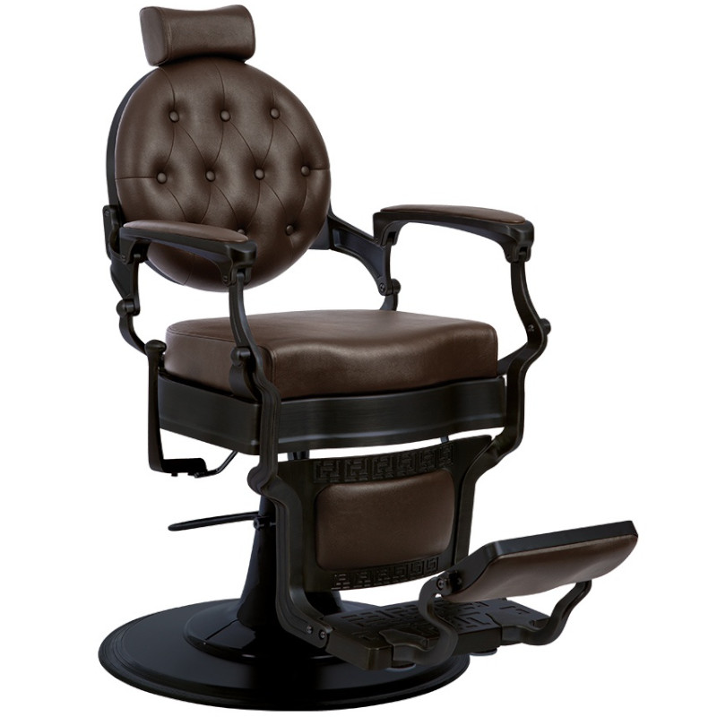 ARCHIE BLACK BROWN Fauteuil Barbier