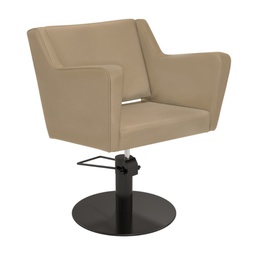 [MRP-ANOUKBE-F] ANOUK BE BEIGE Fauteuil coiffure (Base Fauteuil coiffure: Base étoile inox, Couleur de revêtement: Beige Standard)