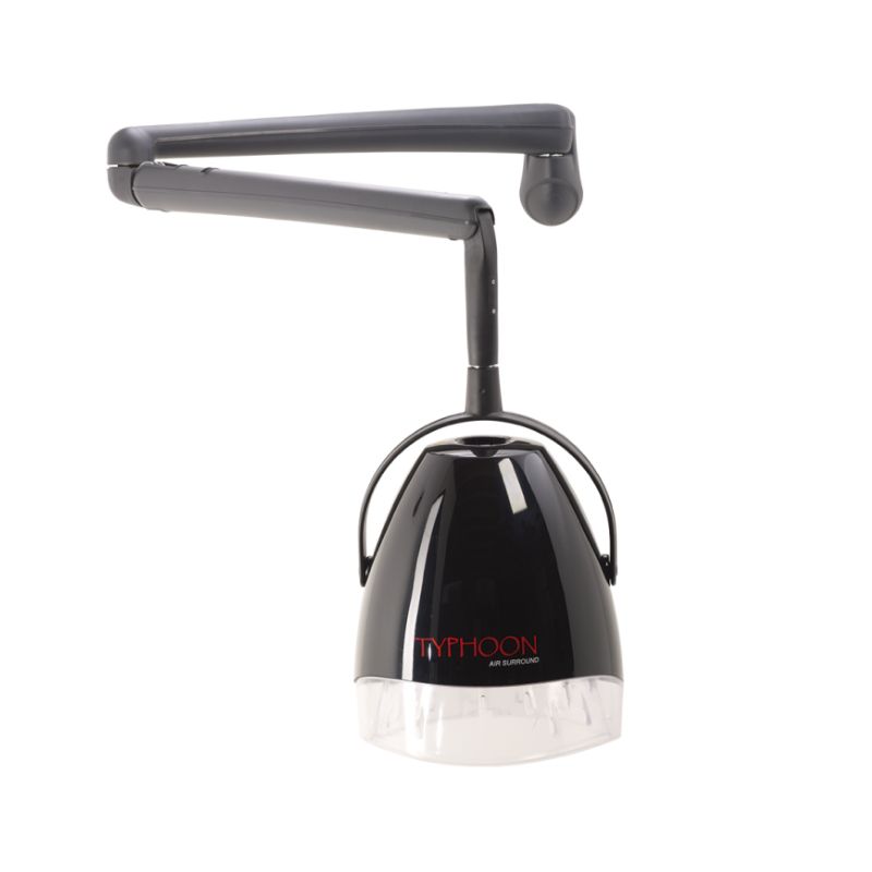 Casco da parrucchiere TYPHOON su braccio articolato