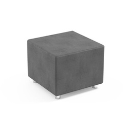 [MRP-CUBE-12002/78] CUBE Waiting pouf for Hairdressing salon (Color: Gray)