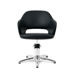 [TK-401017-B33] ANITA Kappersstoel (Coatingkleuren: B33 zwart, Haardresserende fauteuilbasis: Sterrenbasis, Beschermende hoes: Zonder beschermende dekking)
