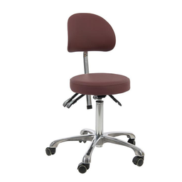 [WK-NAGGURA-MERLOT] NAGGURA Tabouret Assise Ronde avec dossier (Colore struttura: Merlot)