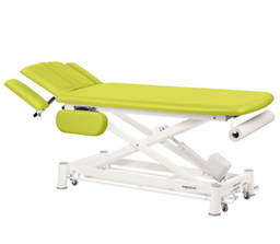 [C7544-41T03] C7544 Electric massage table with 2 Ecopostural surfaces and 1 stool FREE (Coating colors: 41 White, Headrest: T03)