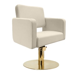[VILIO-GOLD-CR] VILIO GOLD Fauteuil Coiffure - Crème