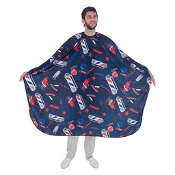 [OR-06995] BARBER COLOR Cape de Coupe Barbier