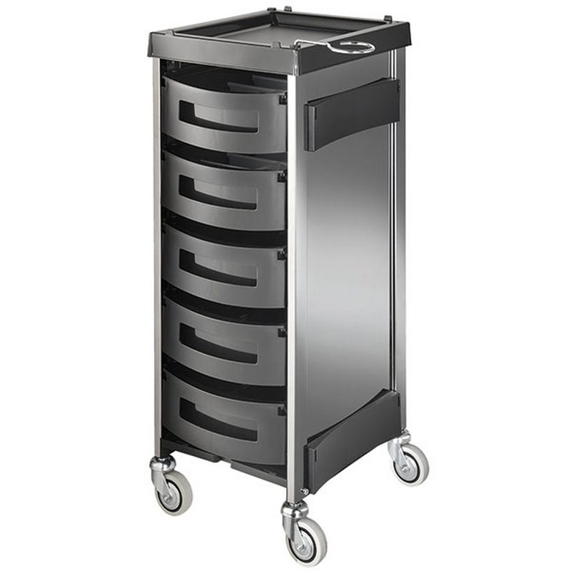 KING INOX Chariot de coloration et rangement